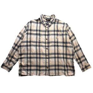 Carhartt 104972 Rugged Flex Loose Fit Flannel Long Sleeve Plaid Shirt Womens XXL